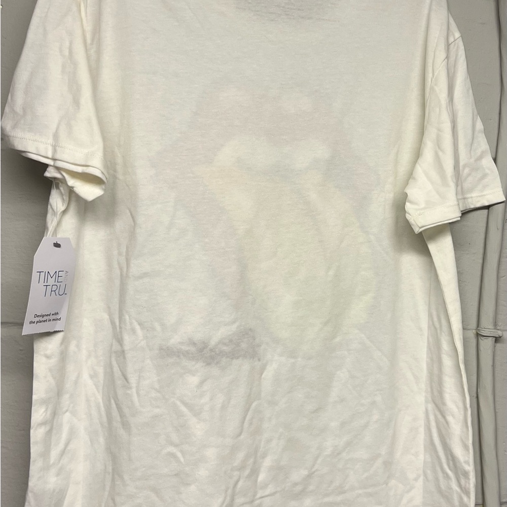 Time and Tru White Rolling Stones Graphic Tee - Picture 9 of 9